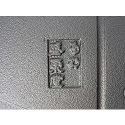 ~* 平安喜樂 *~日本 南部鐵器~盛榮堂~斜紋導油鐵板-烤盤 CA-031S 電磁爐可用-細節圖3