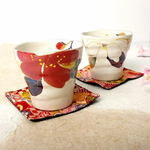 ~*平安喜樂*~ 日本 和藍 美濃燒陶瓷 花迴廊 馬克杯 手繪水彩花卉 咖啡杯 對杯 禮物-細節圖3