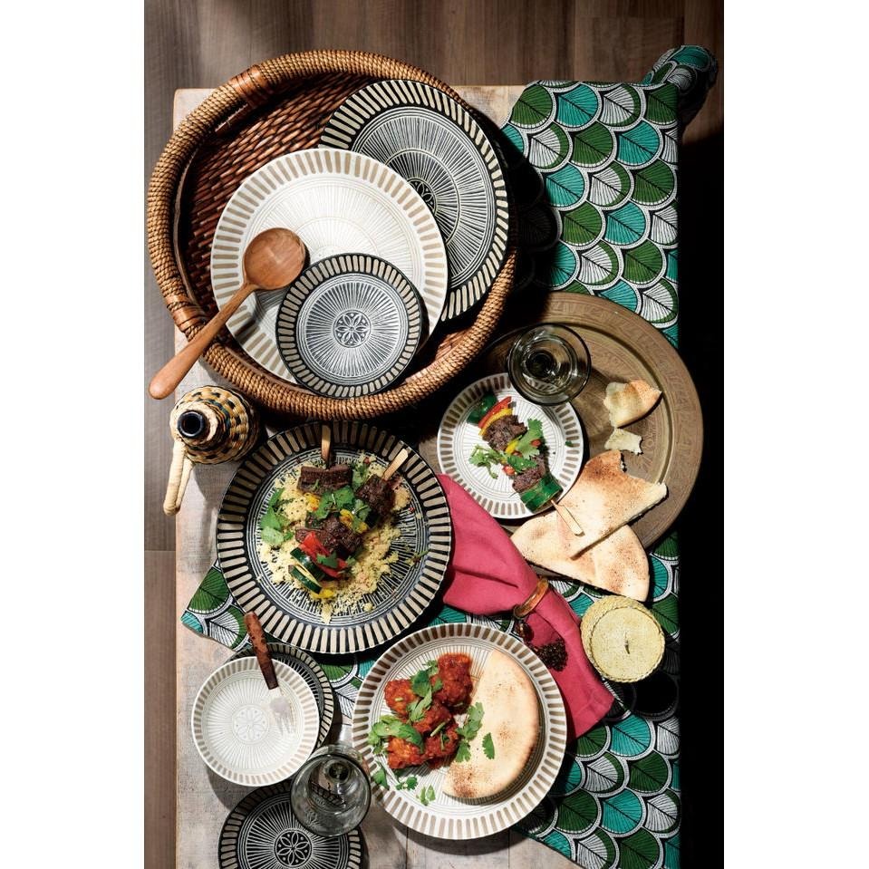 ~* 平安喜樂 *~日本製 美濃燒 大盤子 2入 22.5公分 白色 紙盒裝 禮物 16645-細節圖3