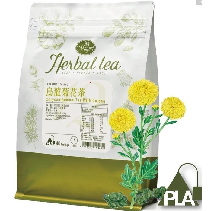 ~* 平安喜樂 *~曼寧 烏龍菊花茶 1.5公克x15入 40入-細節圖6