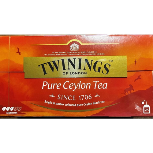 ~*平安喜樂*~ Twinings 唐寧茶 極品錫蘭 (2g*25包) 精選錫蘭紅茶