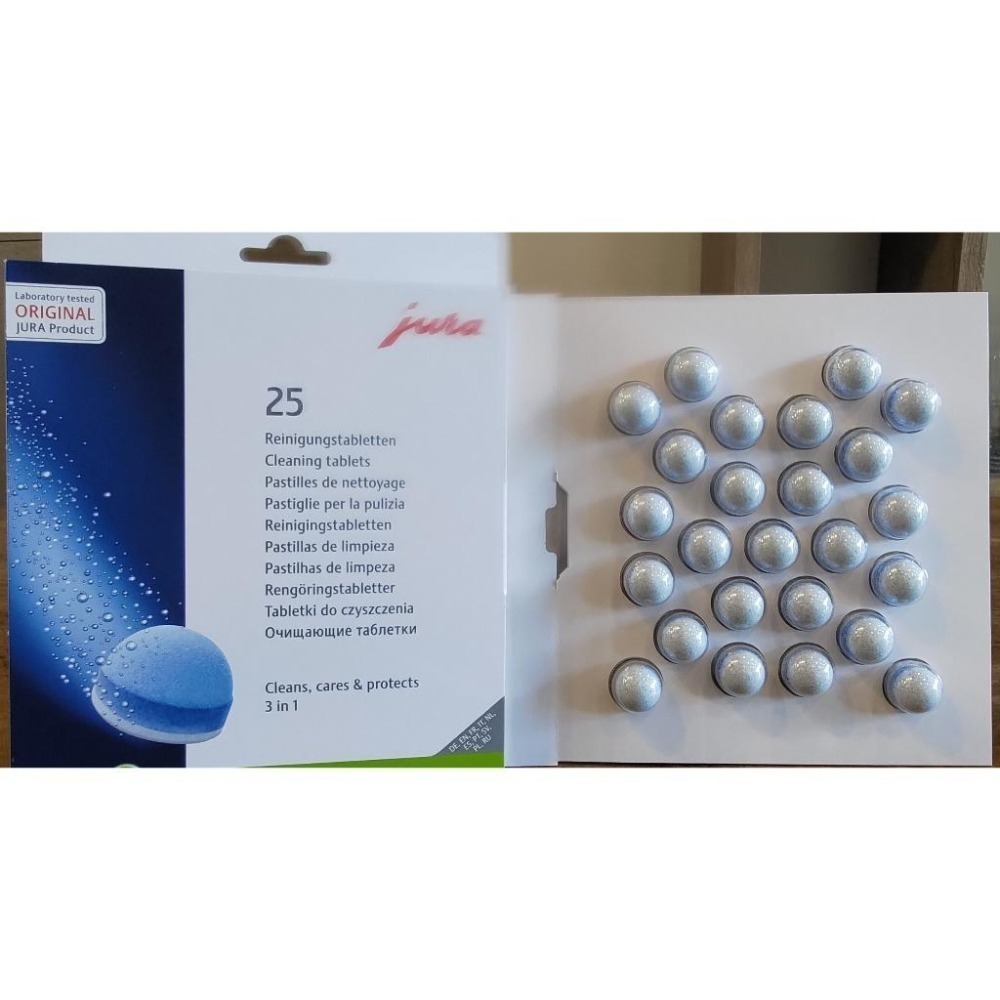 ~* 平安喜樂 *~ jura 咖啡機 清潔片 清潔錠 25入/盒-細節圖2