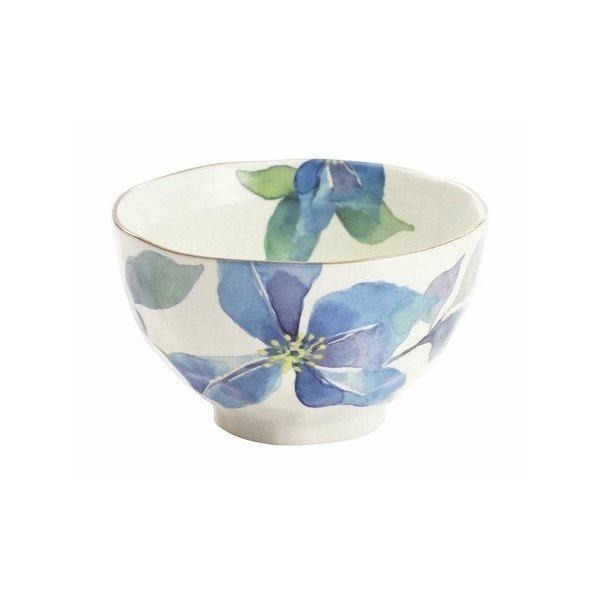 ~* 平安喜樂 *~日本 美濃燒  和藍 花日記 陶瓷 飯碗組 五入 附木箱 02984-細節圖3