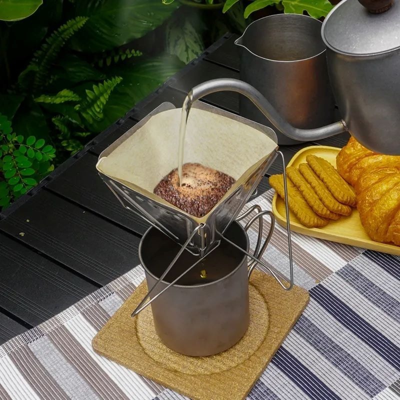 ~*平安喜樂 *~Driver 戶外露營 Camping 不鏽鋼 收合濾杯 2-4 CUP CP-F20413 金屬濾杯-細節圖4