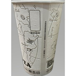 ~* 平安喜樂 *~發笑杯 防燙 隔熱 耐高溫 8oz(240cc) 12oz(360cc) 16oz 地圖紙杯 50入-細節圖2