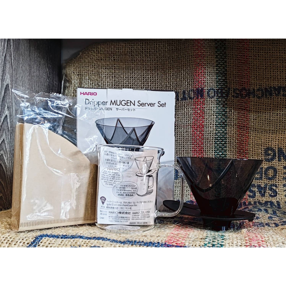 ~*平安喜樂*~HARIO MUGEN 無限咖啡沖煮套組 (樹脂濾杯+燒杯咖啡壺+濾紙)VDMU-2018-TB-細節圖3