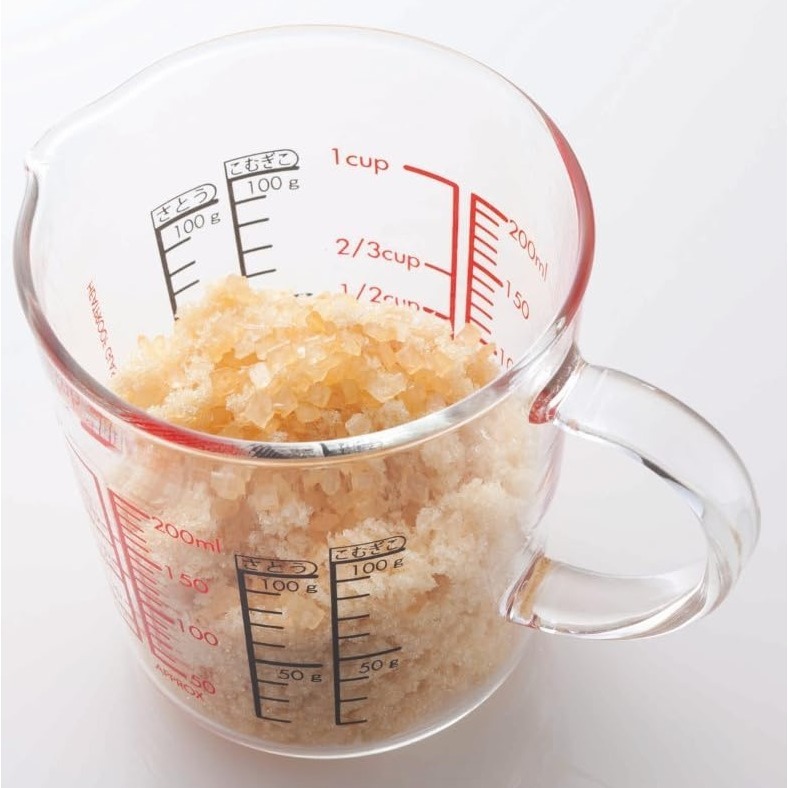 ~*平安喜樂*~日本 HARIO 耐熱玻璃 量杯 200ml CMJW-200 500ml CMJW-500 附手把-細節圖4