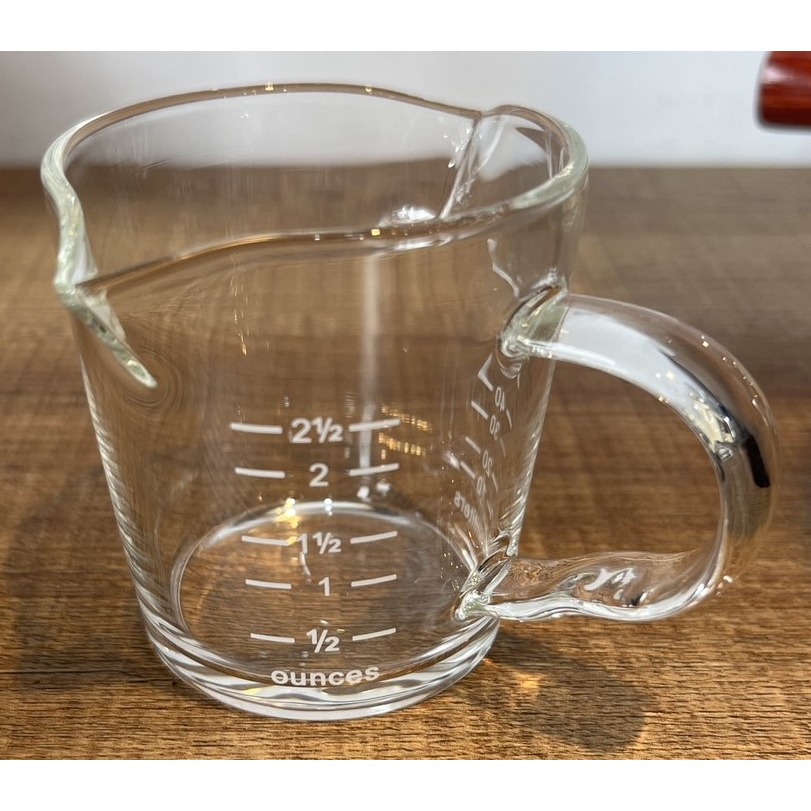 ~* 平安喜樂 *~雙口量杯 70ml 濃縮咖啡杯  加厚盎司杯 雙頭盎司杯 耐熱玻璃量杯 奶盅杯 雙刻度 木柄-細節圖5