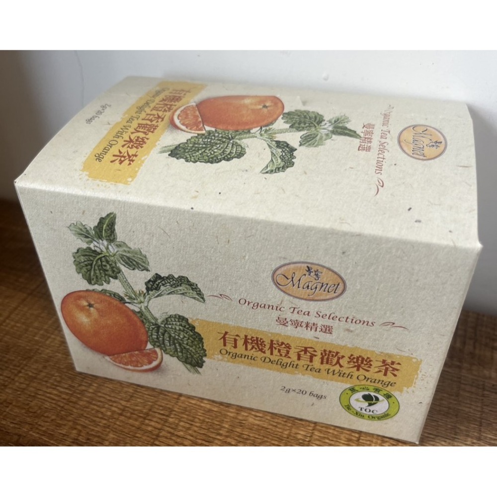 ~* 平安喜樂 *~曼寧 有機橙香歡樂茶 橙橘複方茶 茶包 20入-細節圖2