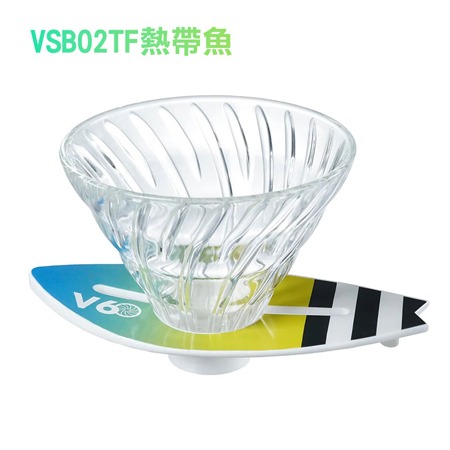 HARIO V60 衝浪玻璃濾杯 02 1–4杯 手沖咖啡濾杯 VSB-02-規格圖4