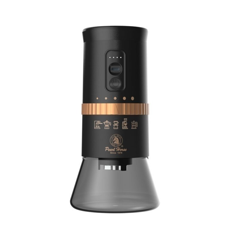寶馬牌 5段研磨 攜式電動磨豆機 可磨輕烘焙咖啡豆 X5  30g 可快充 不鏽鋼錐刀 USB無線-規格圖4