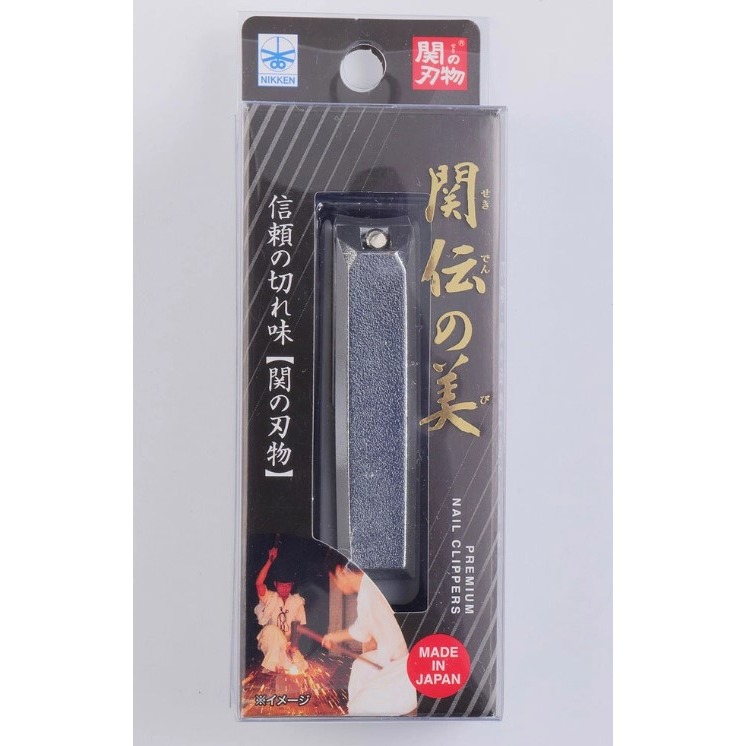 ~* 平安喜樂 *~日本 NIKKEN 蜻蜓刃物 関伝之美7.2cm不鏽鋼指甲剪 銀色 SB-15SL-細節圖2