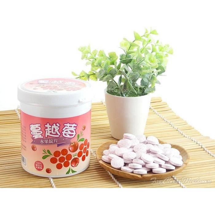 蔓越莓 蔓越梅水果錠片~約120粒，奶素，100%不加防腐劑，補充維生素C。-細節圖2