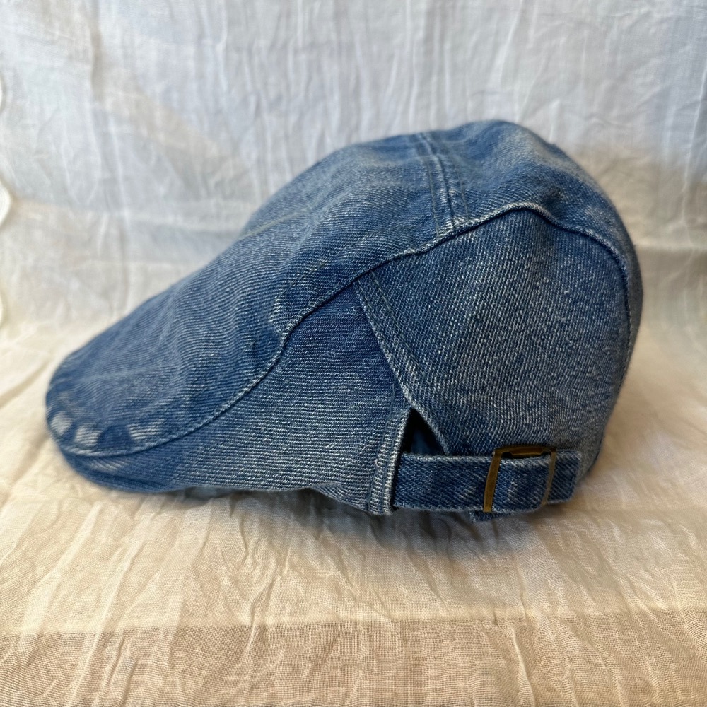 刷白水洗牛仔打鳥帽-細節圖2