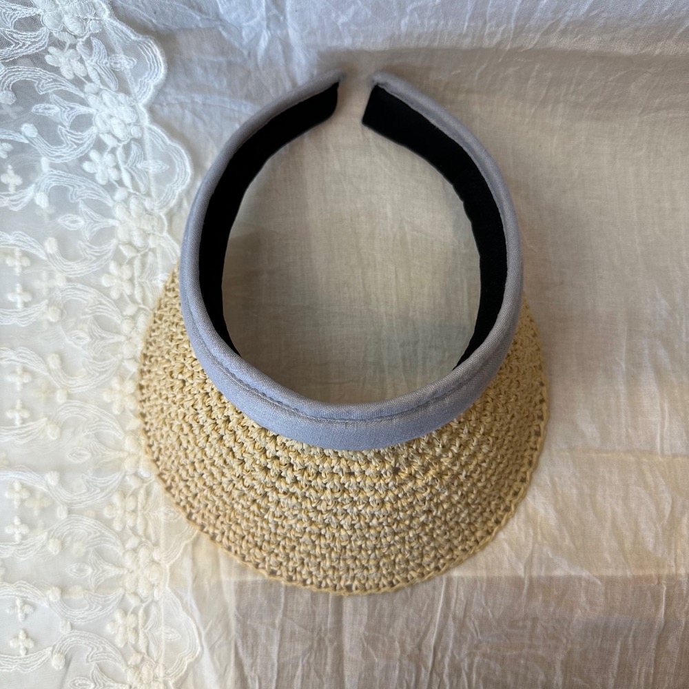 中空編織天然草帽-細節圖3