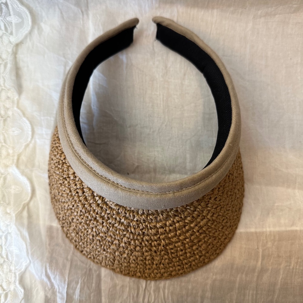 中空編織天然草帽-細節圖3