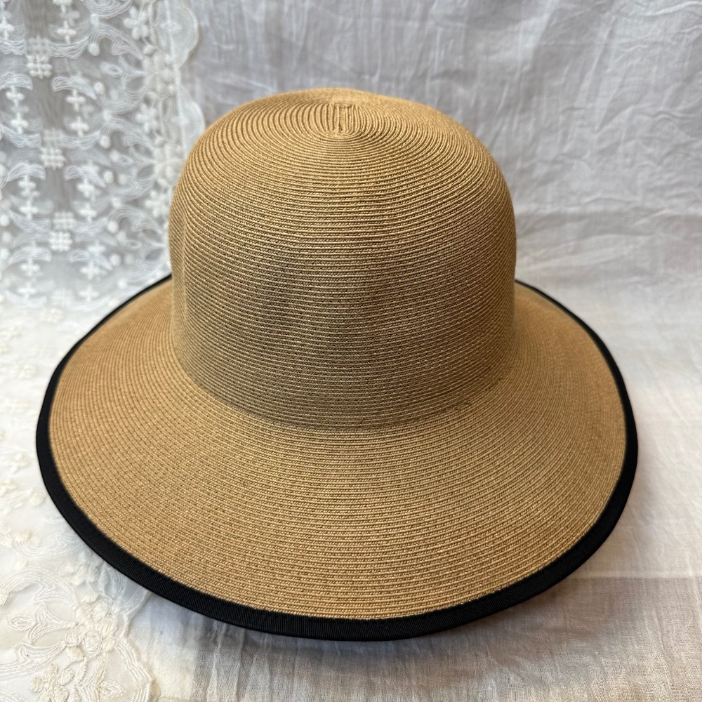 🇰🇷 韓版滾邊圓頂草帽-細節圖2