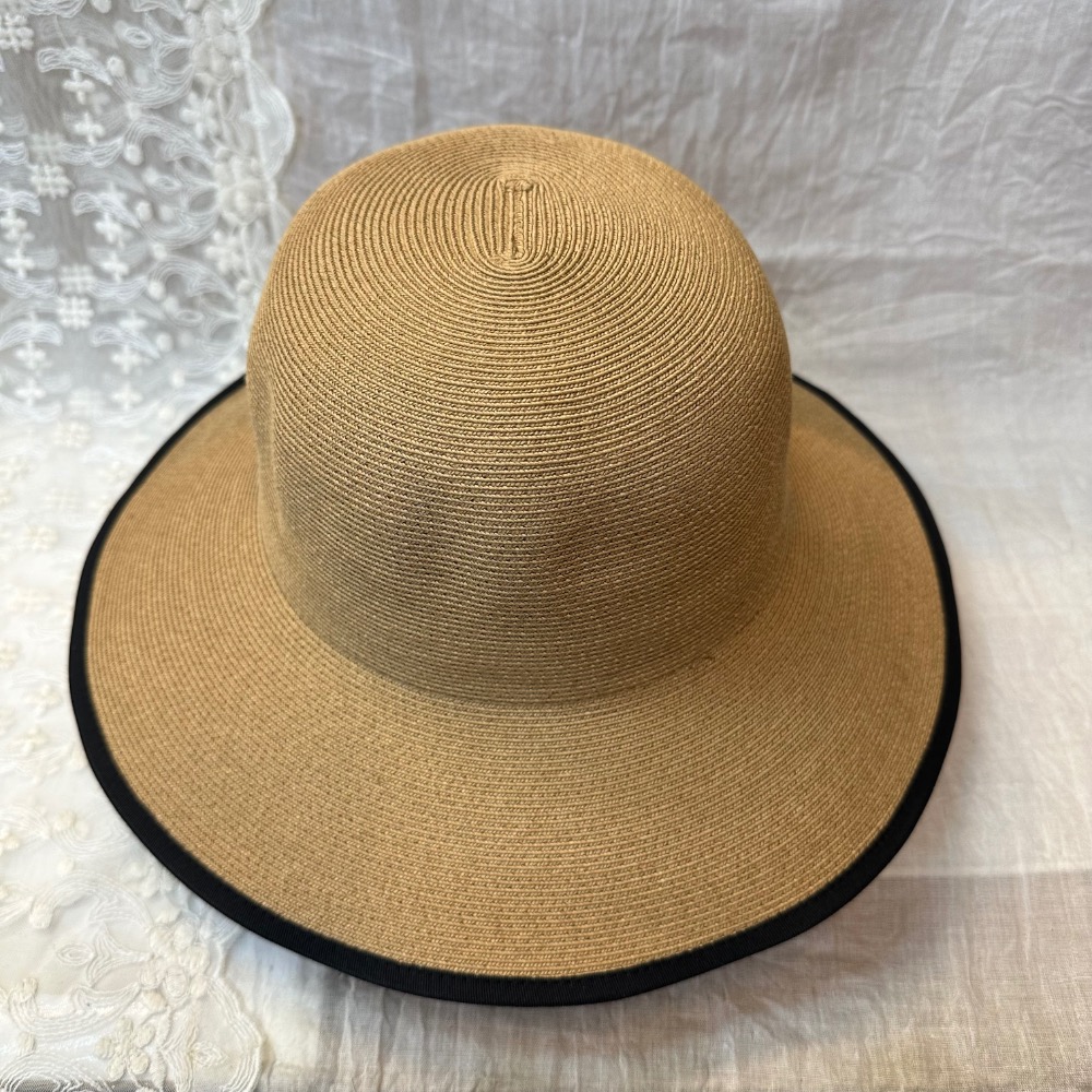 🇰🇷 韓版滾邊圓頂草帽-細節圖3