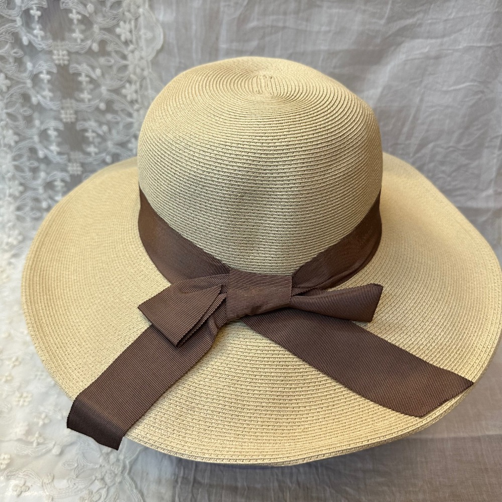 🇰🇷 韓版離子編織草帽-細節圖4