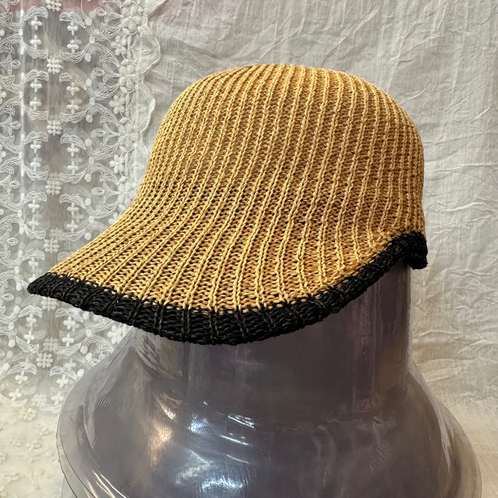 🇯🇵 日版草編鴨舌帽-細節圖2