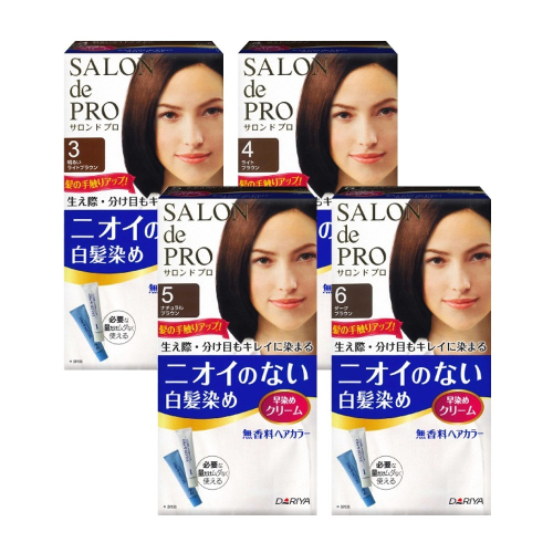 日本DARIYA塔莉雅 沙龍級無味型白髮染髮劑(多色任選4入)(MA0341)