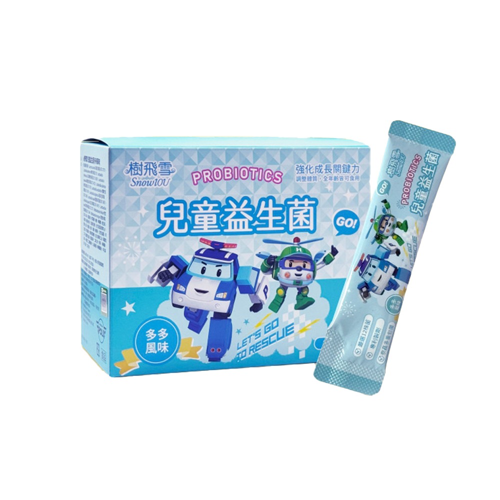 樹飛雪 POLI波力兒童益生菌2g 20包x3盒(60包)(SO0246)-規格圖1