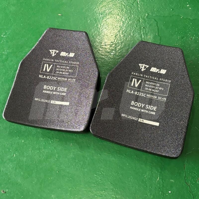【Mr.W-客訂】悍霖 多曲面抗彈板 III+ / IV 等級 PE+SIC陶瓷-細節圖6