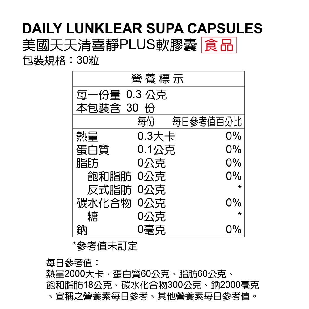 美國天天清喜靜PLUS軟膠囊 療肺草 百里香 魚腥草 鼠尾草 接骨木 薄荷油-細節圖3