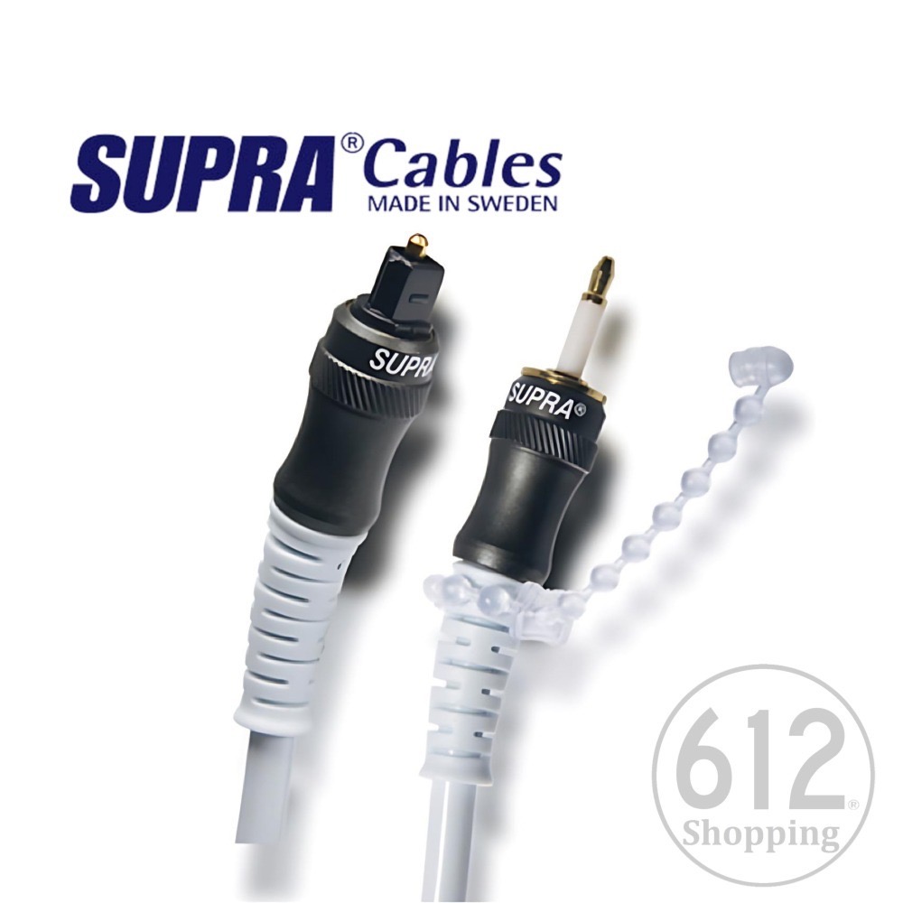 【現貨】SUPRA ZAC Toslink 光纖線 方對方 瑞典原裝 總代理公司貨 另售ZAC MinTos-細節圖2