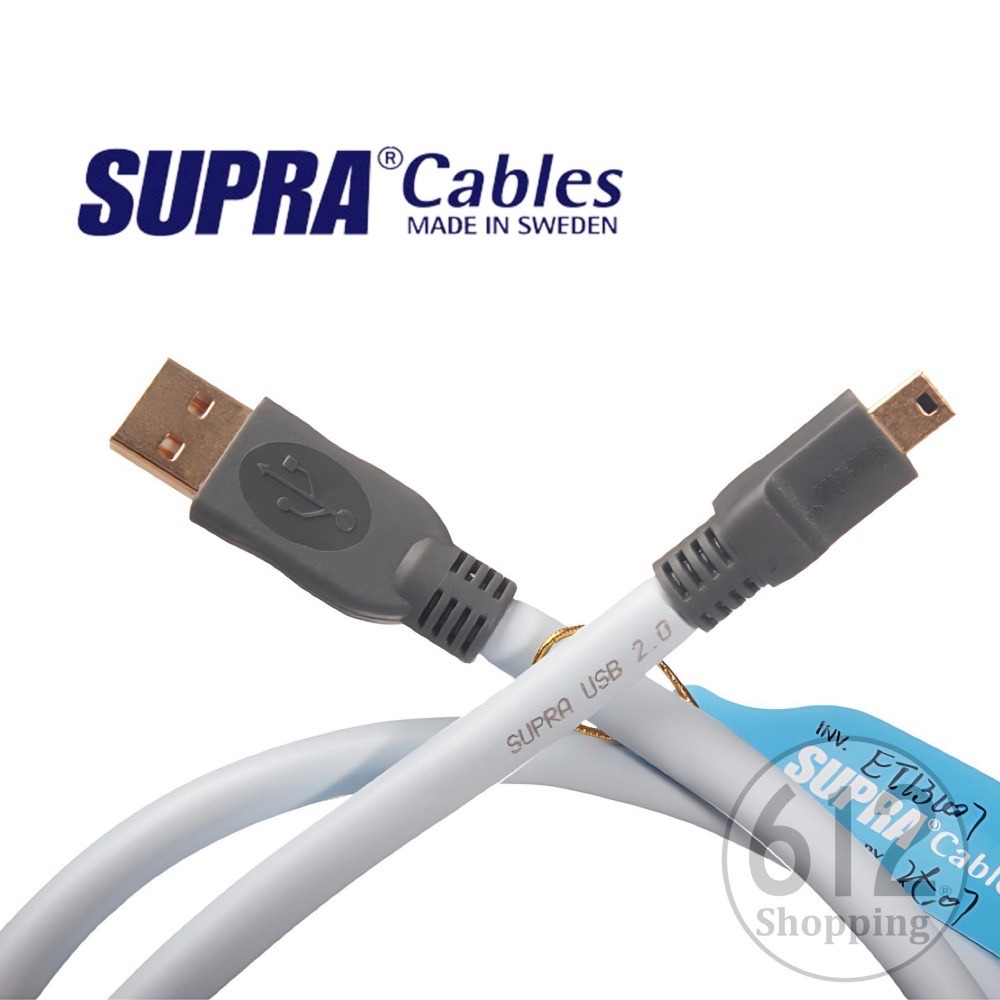 【現貨】SUPRA USB 2.0 數位線 A-B / A-micro B / A-Mini B 瑞典原裝 台灣公司貨-細節圖2