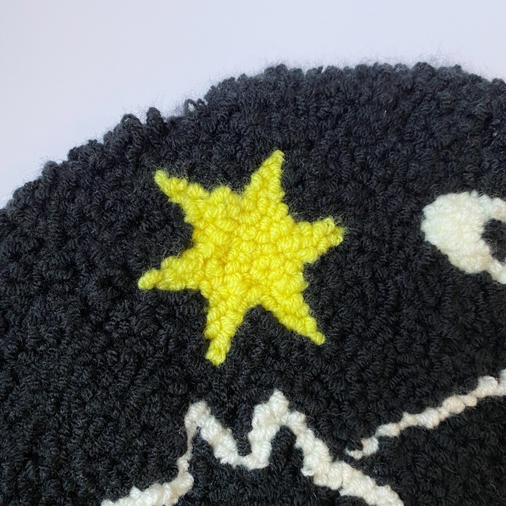 TIME CAT 時空貓 日月 居家擺飾 毛墊 蠟燭墊 礦墊 小毯 冥想-細節圖4