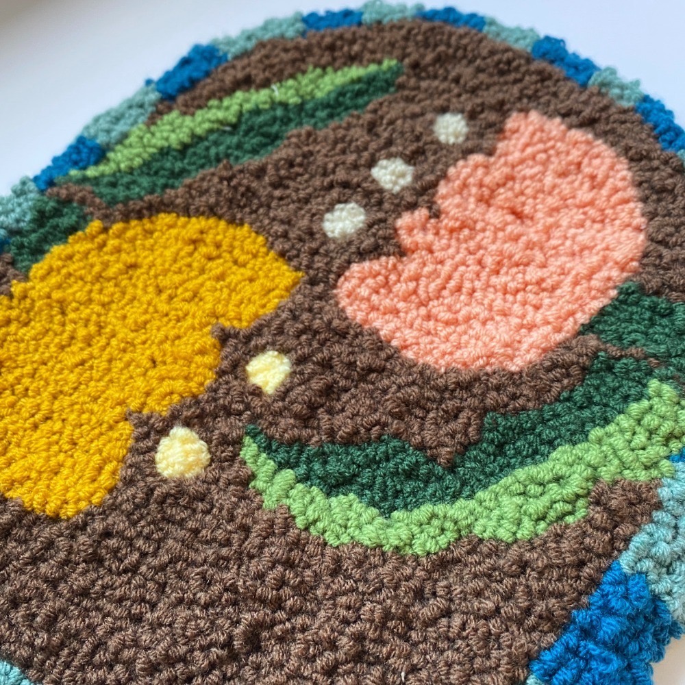 JUNE 掛布 掛畫 居家擺飾 毛墊 蠟燭墊 礦墊 小毯 冥想 禮物-細節圖2