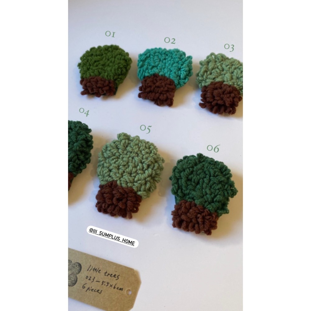 六顆小樹別針 little trees pin 胸針 裝飾-細節圖7