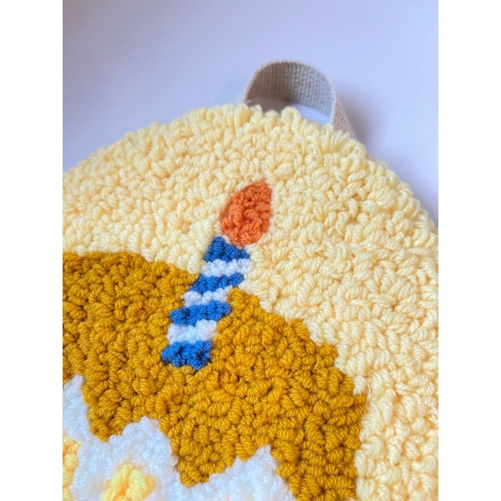 Make a wish 026 絨蛋糕 夏日芒果 許願 蛋糕 掛畫 桌墊 裝飾 紀念 慶祝 掛飾 掛畫-細節圖3