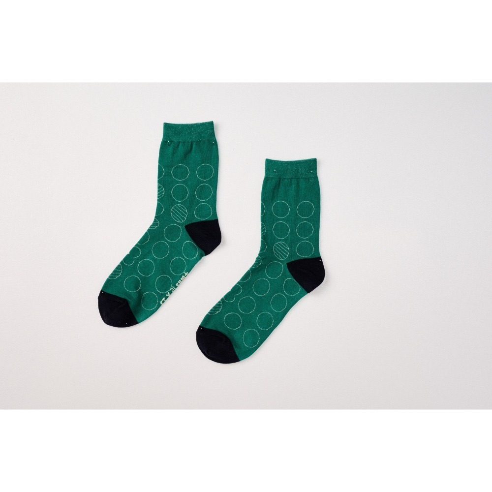 實現餅乾盒 (綠/藍)混紗  iii sum+ X CT 聯名設計 襪子-細節圖10