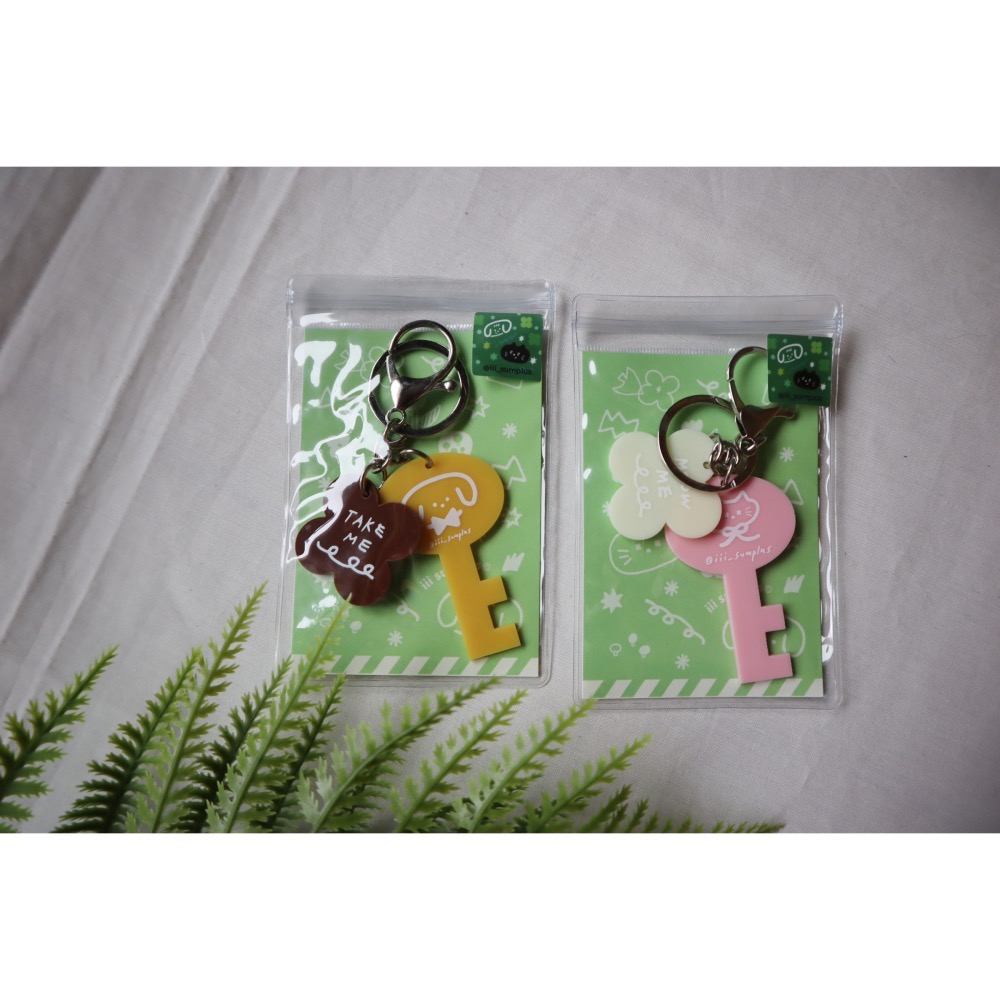 Koko&kobe 壓克力吊飾 鑰匙圈 共四款-細節圖3