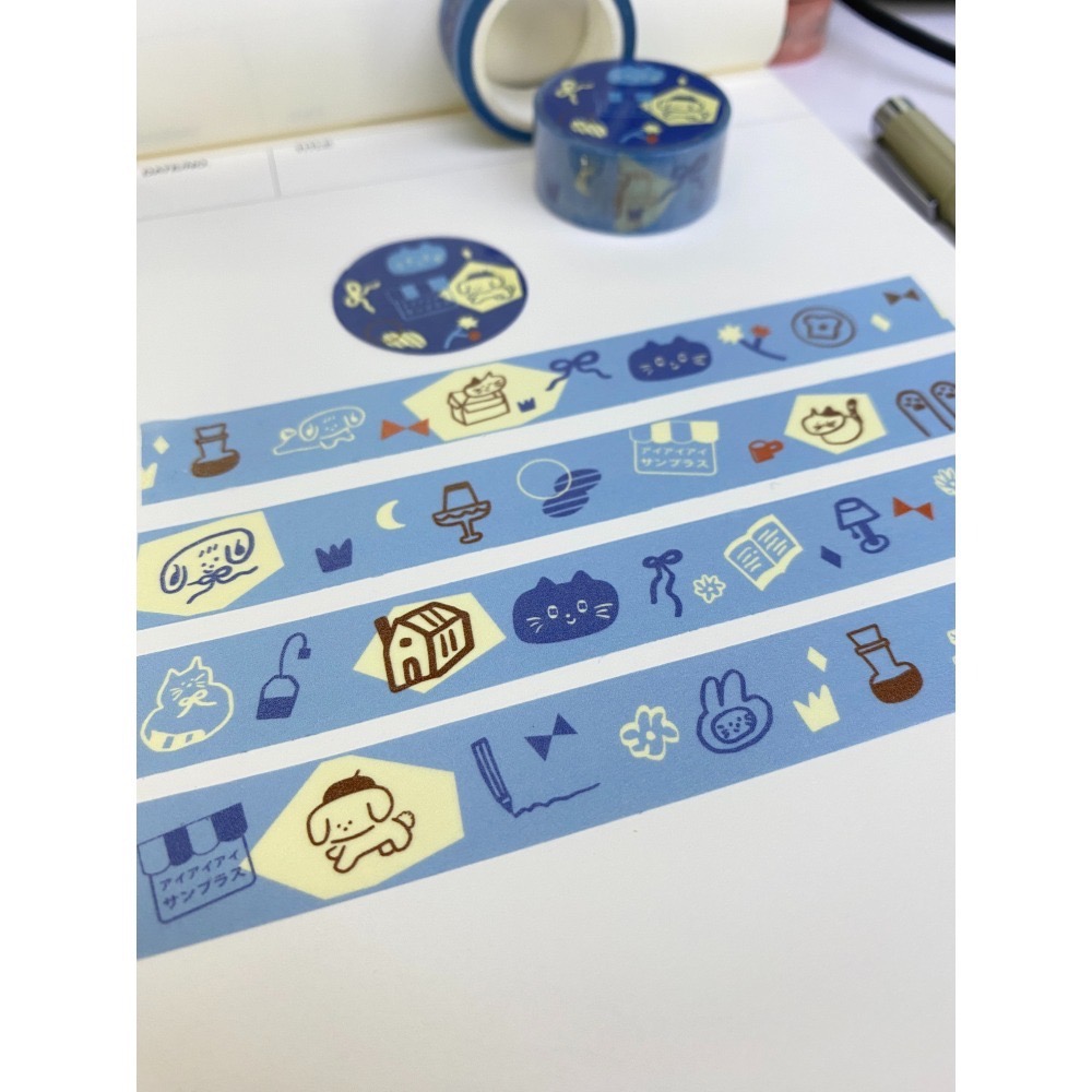 KOBE CAFE 紙膠帶 寬1.5cm x 長5m-細節圖2