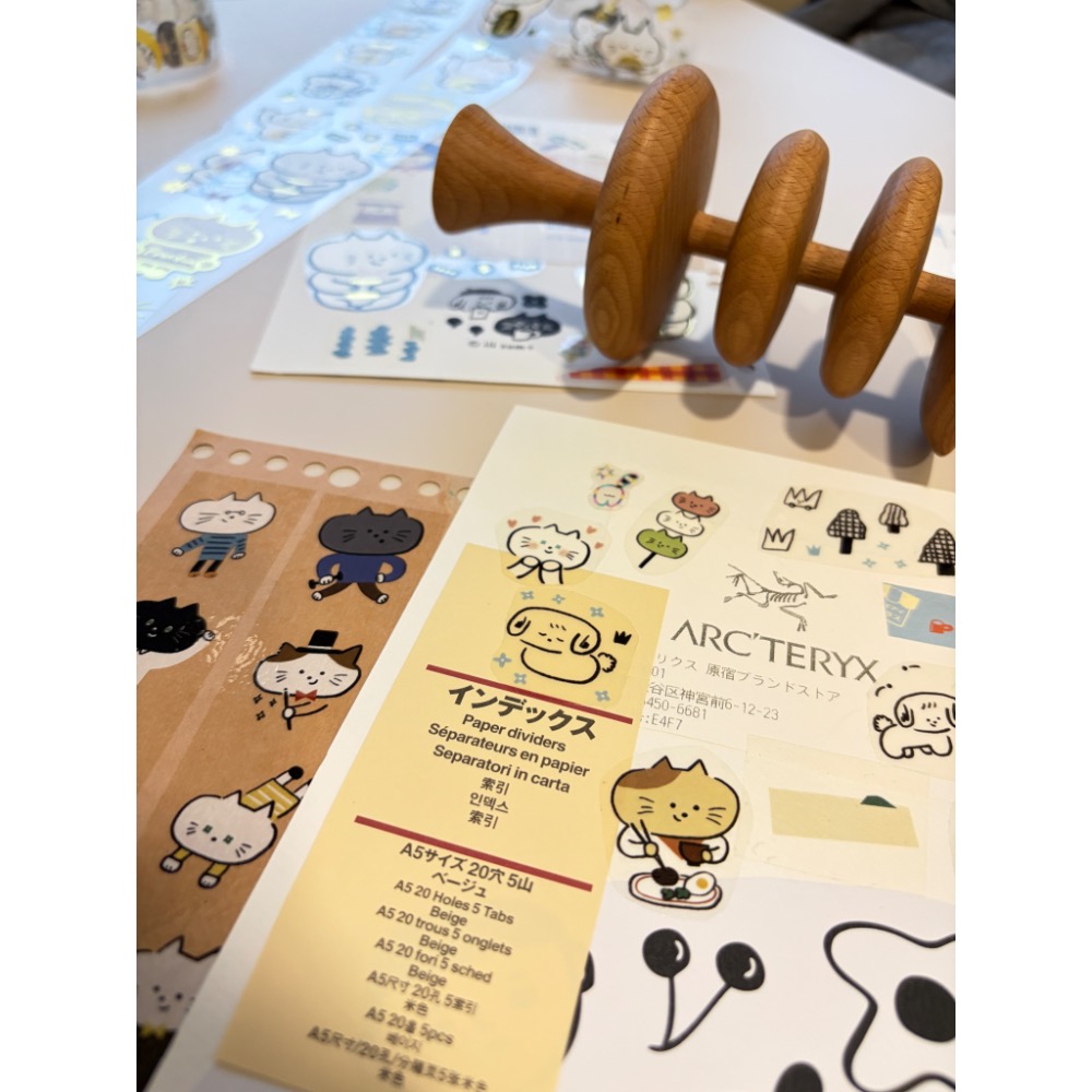 新版 貓咪鄰居 PET膠帶 透明亮面 循環100cm共5m 自由剪貼-細節圖10