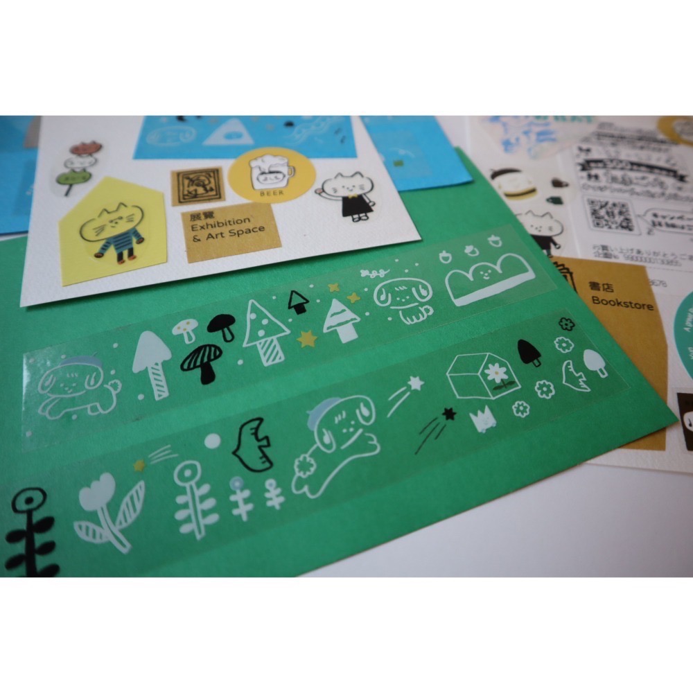 小狗森林 PET膠帶 透明亮面 循環96cm 共5m 自由剪貼-細節圖2