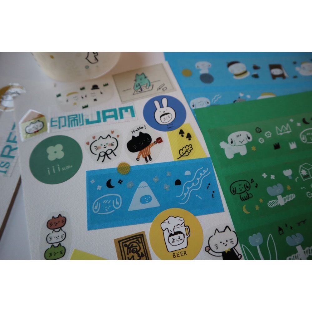 小狗森林 PET膠帶 透明亮面 循環96cm 共5m 自由剪貼-細節圖6