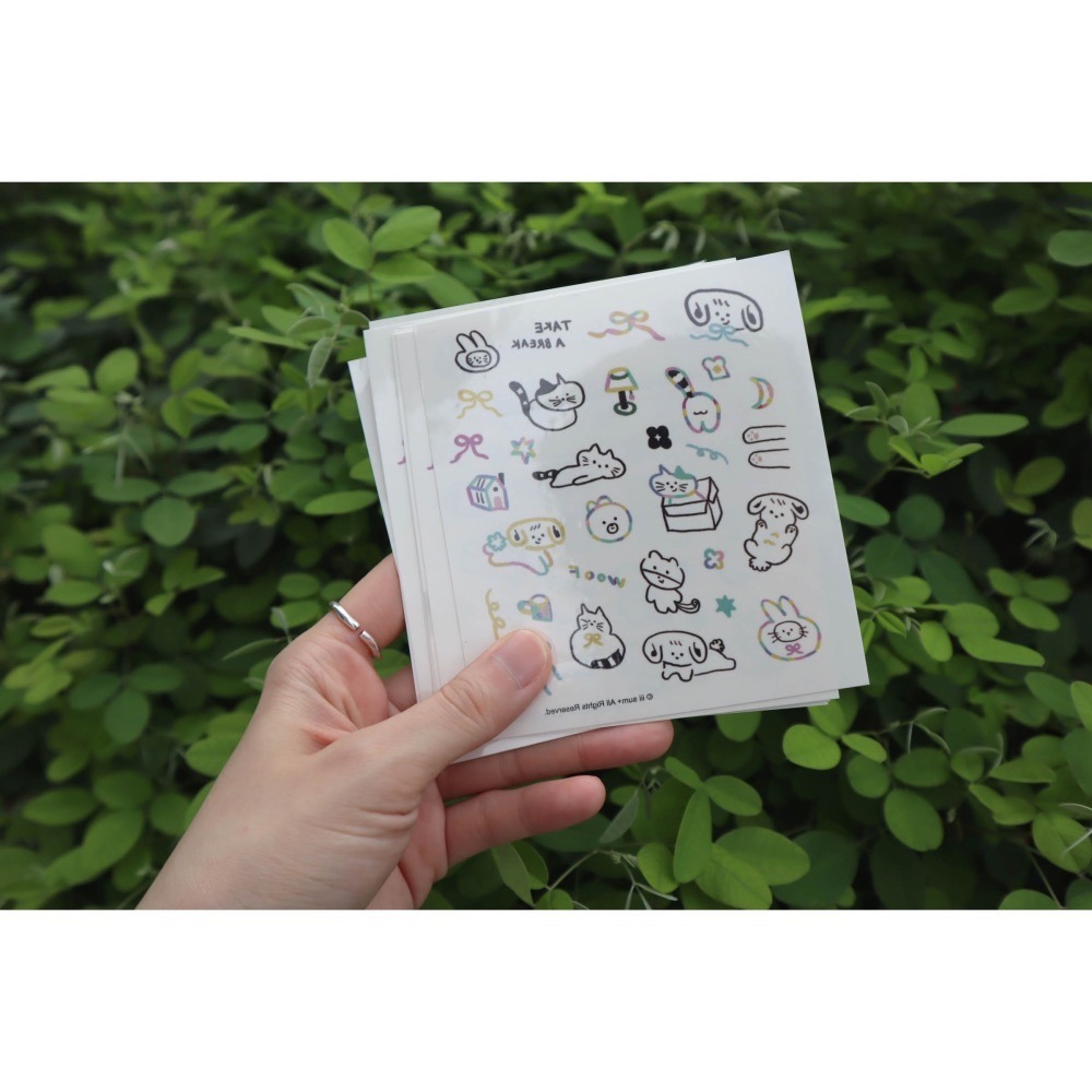 實樂 森友紋身轉印貼紙  2入一組-細節圖2