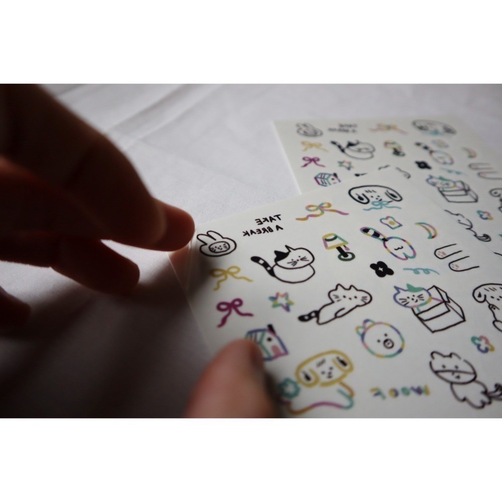 實樂 森友紋身轉印貼紙  2入一組-細節圖3