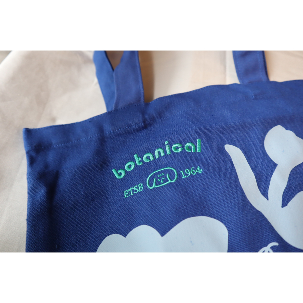 botanical 植物園托特包 繡花文字 tote bag-細節圖5