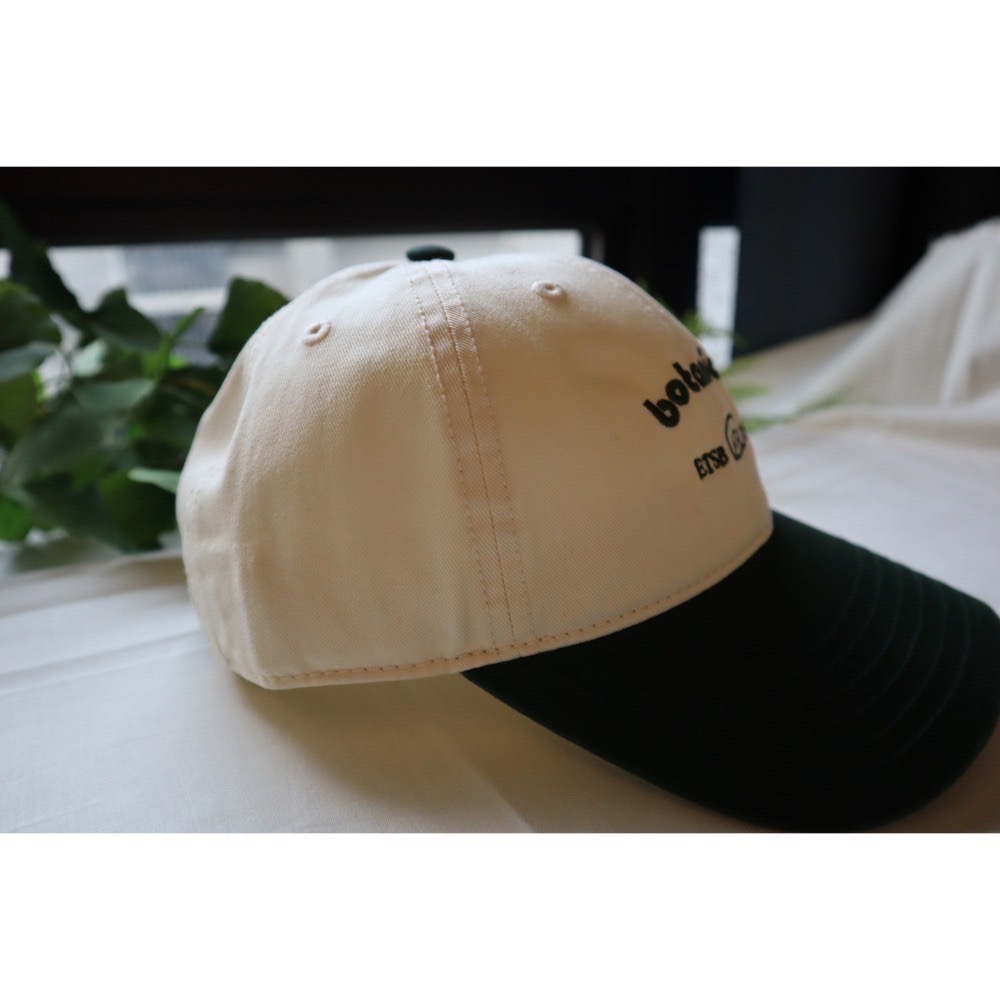 補貨到 botanical 植物園 拼色鴨舌帽 立體繡花文字-細節圖6