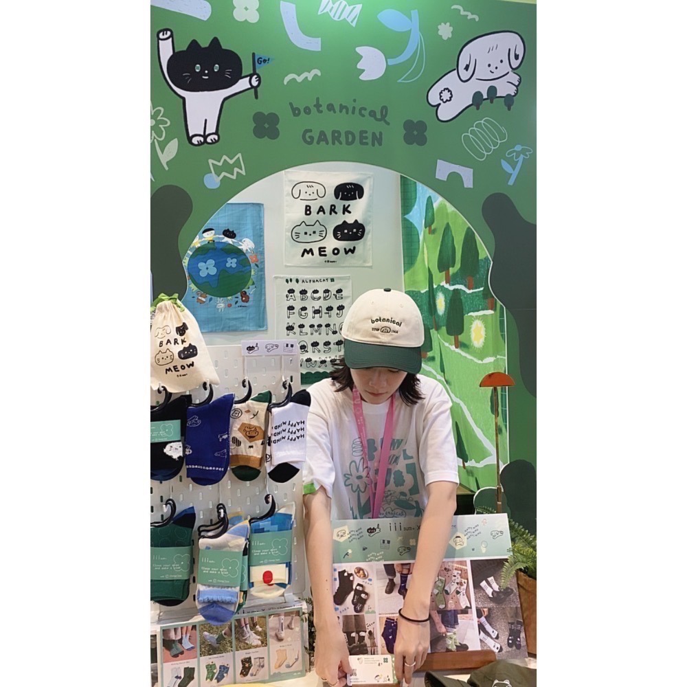 補貨到 botanical 植物園 拼色鴨舌帽 立體繡花文字-細節圖9