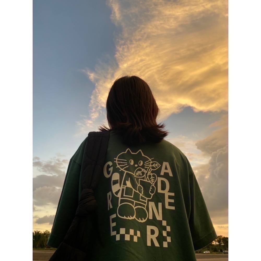 補貨到＊ Koko貓咪園藝師 檸檬鈕扣蕨 UA T中性版 男女可穿 現貨 雙面圖案-細節圖4