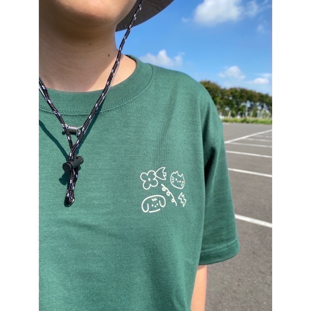 補貨到＊ Koko貓咪園藝師 檸檬鈕扣蕨 UA T中性版 男女可穿 現貨 雙面圖案-細節圖6