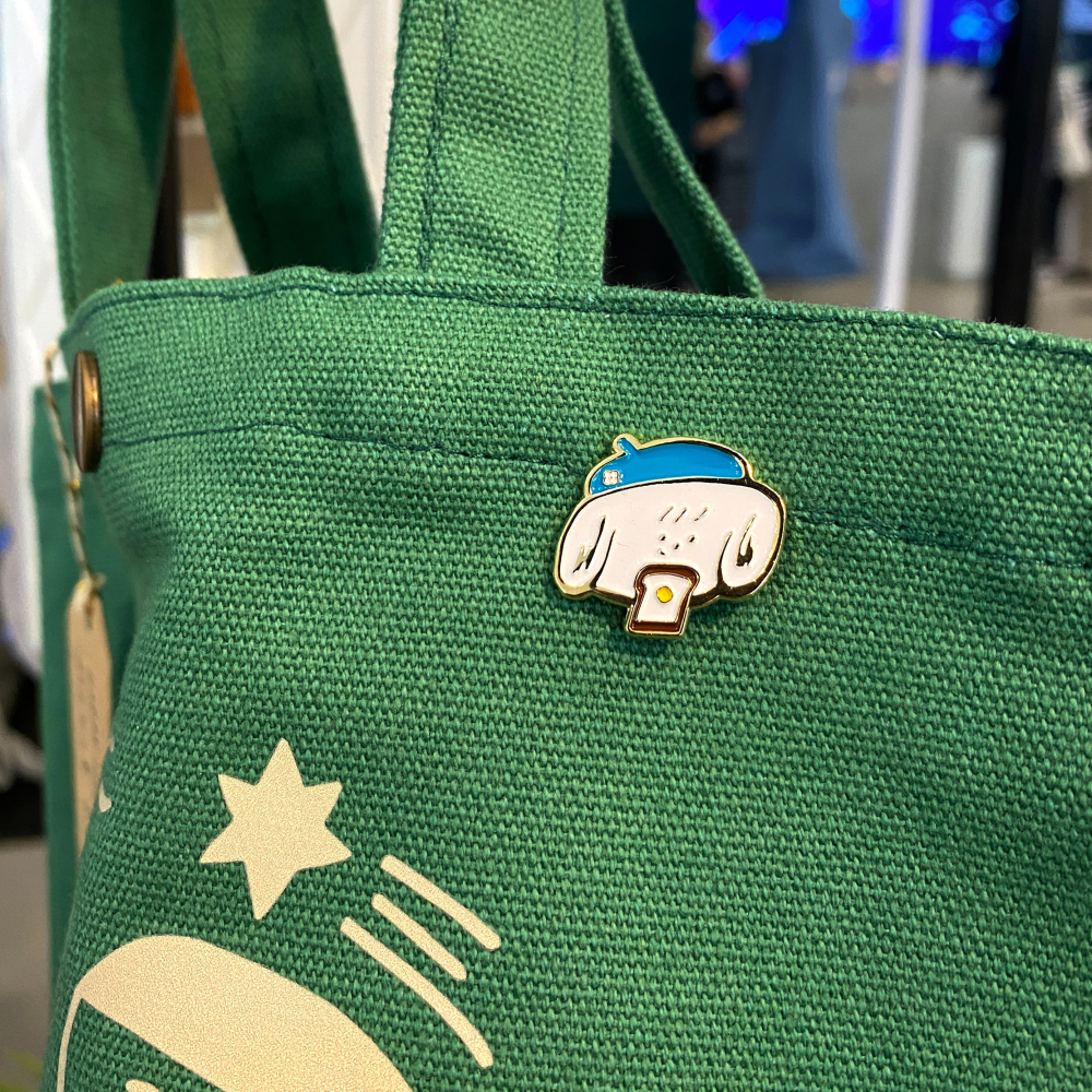 kobe貓 koko狗 角色金屬徽章 PIN 立體手感 共兩款-細節圖4