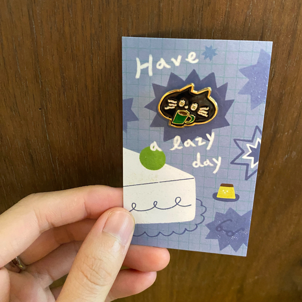 kobe貓 koko狗 角色金屬徽章 PIN 立體手感 共兩款-細節圖8