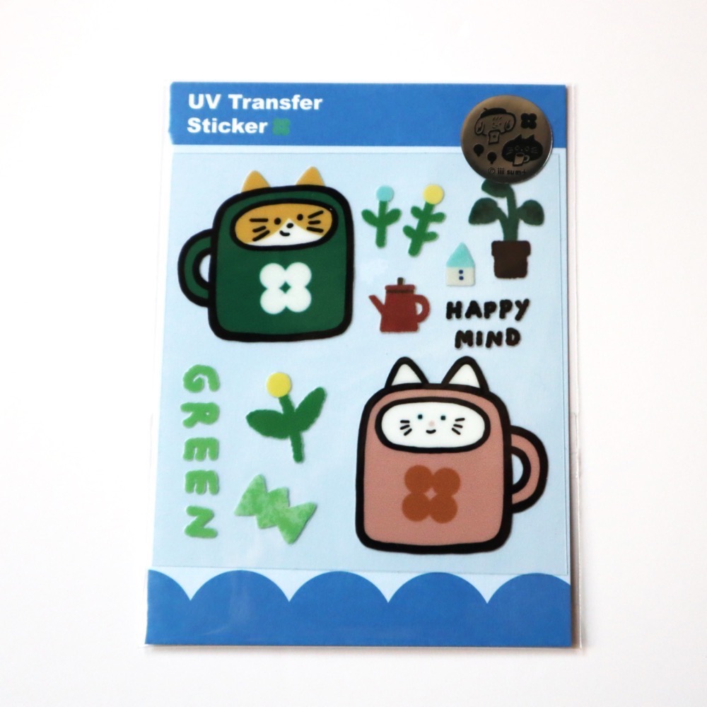 UV transfer stickers 杯子貓 立體轉印貼-細節圖6